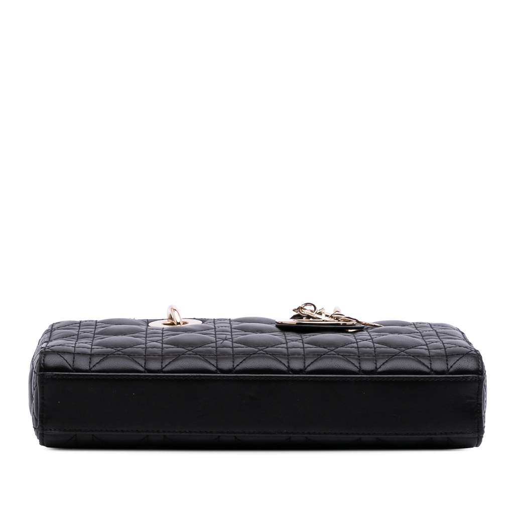 Dior Medium Lambskin Cannage Lady D Joy - 3