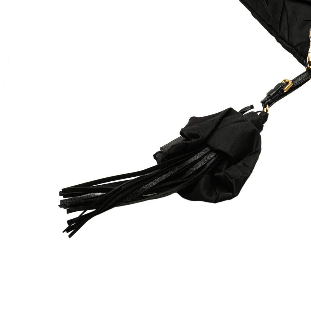 Prada Tessuto Stropicciato Tassel Crossbody - Image 11