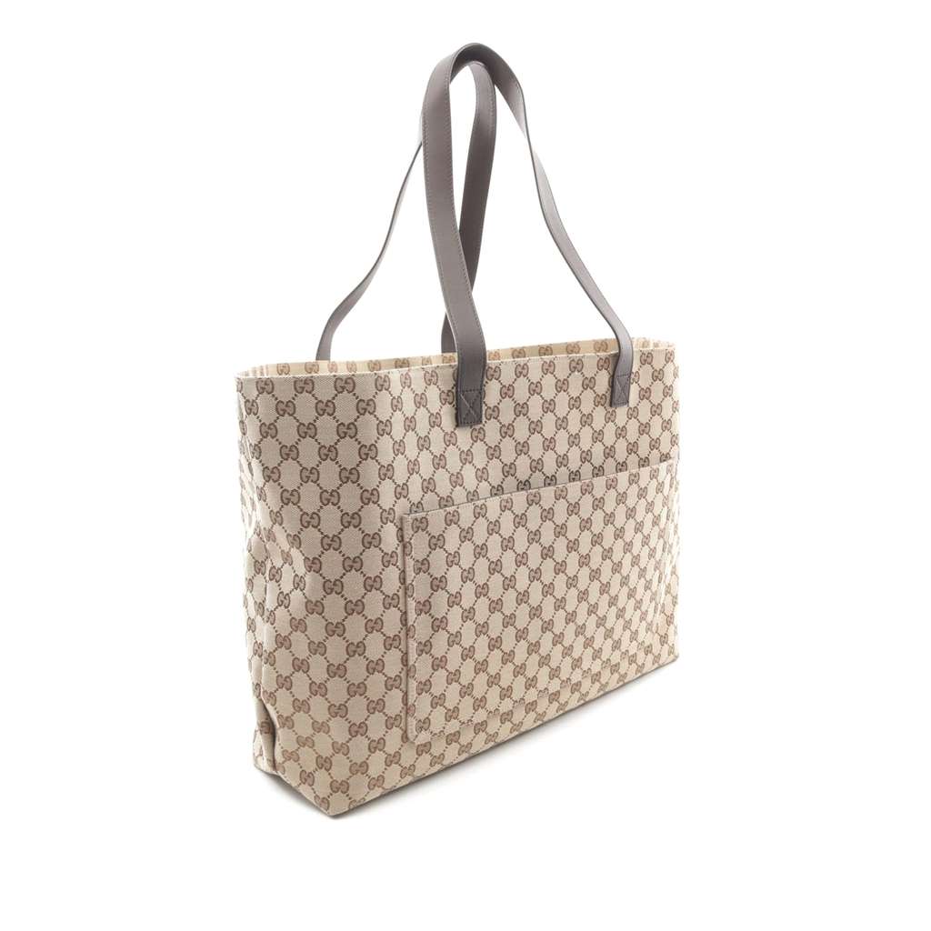 Gucci GG Canvas Maxi Tote - Back view