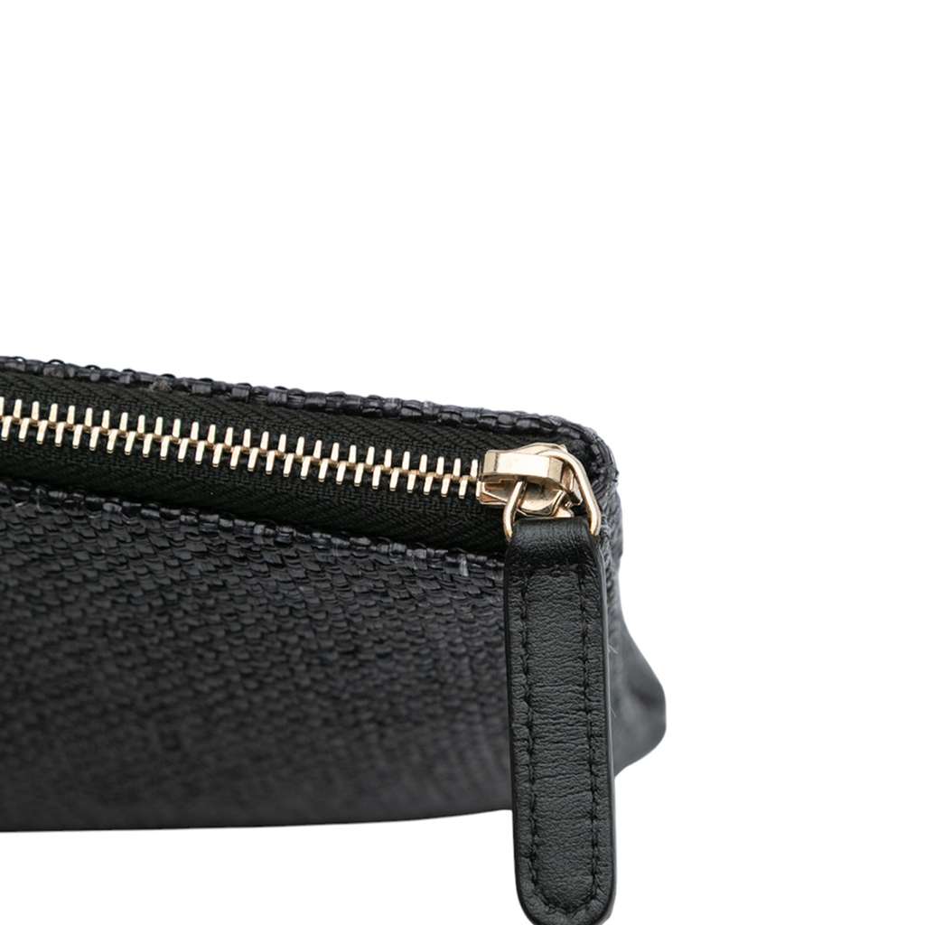 Chanel Medium Straw Deauville O Case Clutch - Detail 2