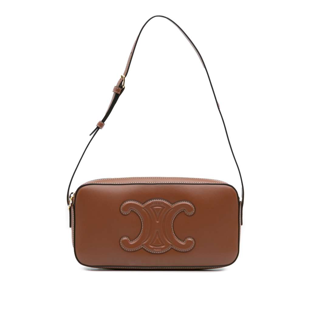 Celine Mini Calfskin Cuir Triomphe Camera Shoulder Bag