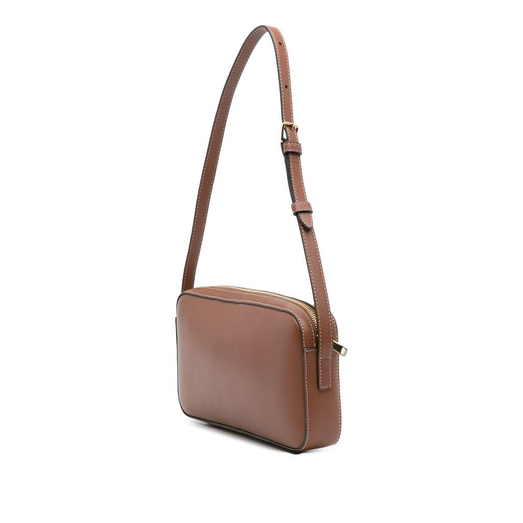 Celine Mini Calfskin Cuir Triomphe Camera Shoulder Bag - Back view