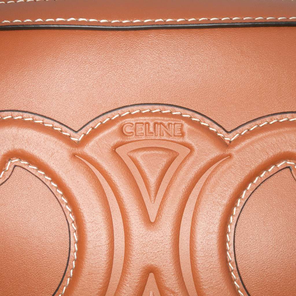 Celine Mini Calfskin Cuir Triomphe Camera Shoulder Bag - Side view