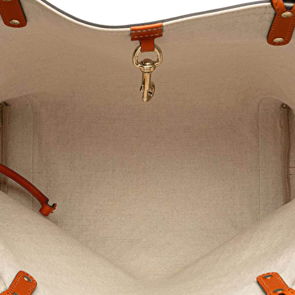 Gucci Medium Diamante Canvas Craft Tote - 4