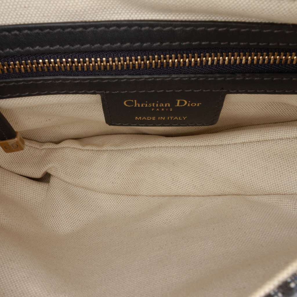 Dior Oblique Canvas Saddle Bag - 4