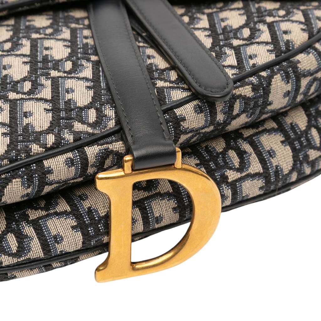 Dior Oblique Canvas Saddle Bag - Detail 2