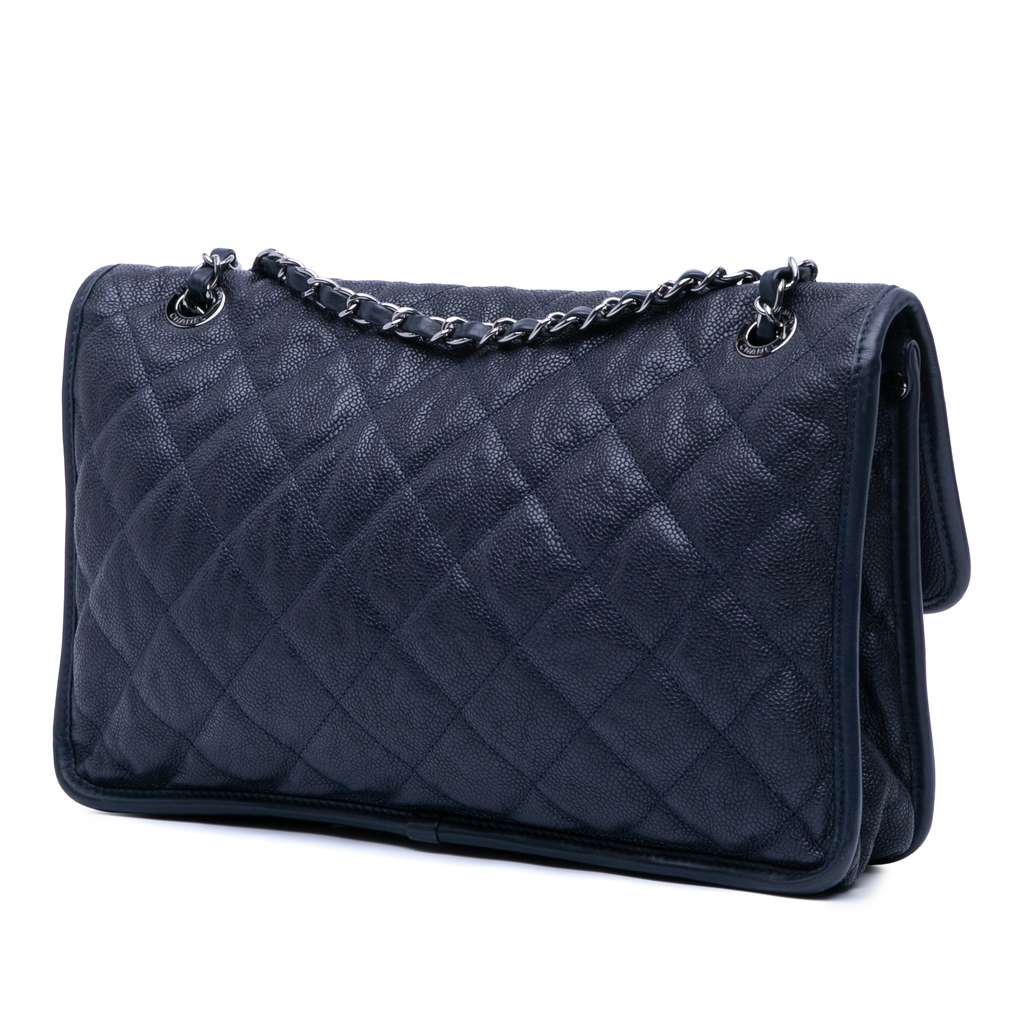 Chanel Medium Caviar French Riviera Flap - 2