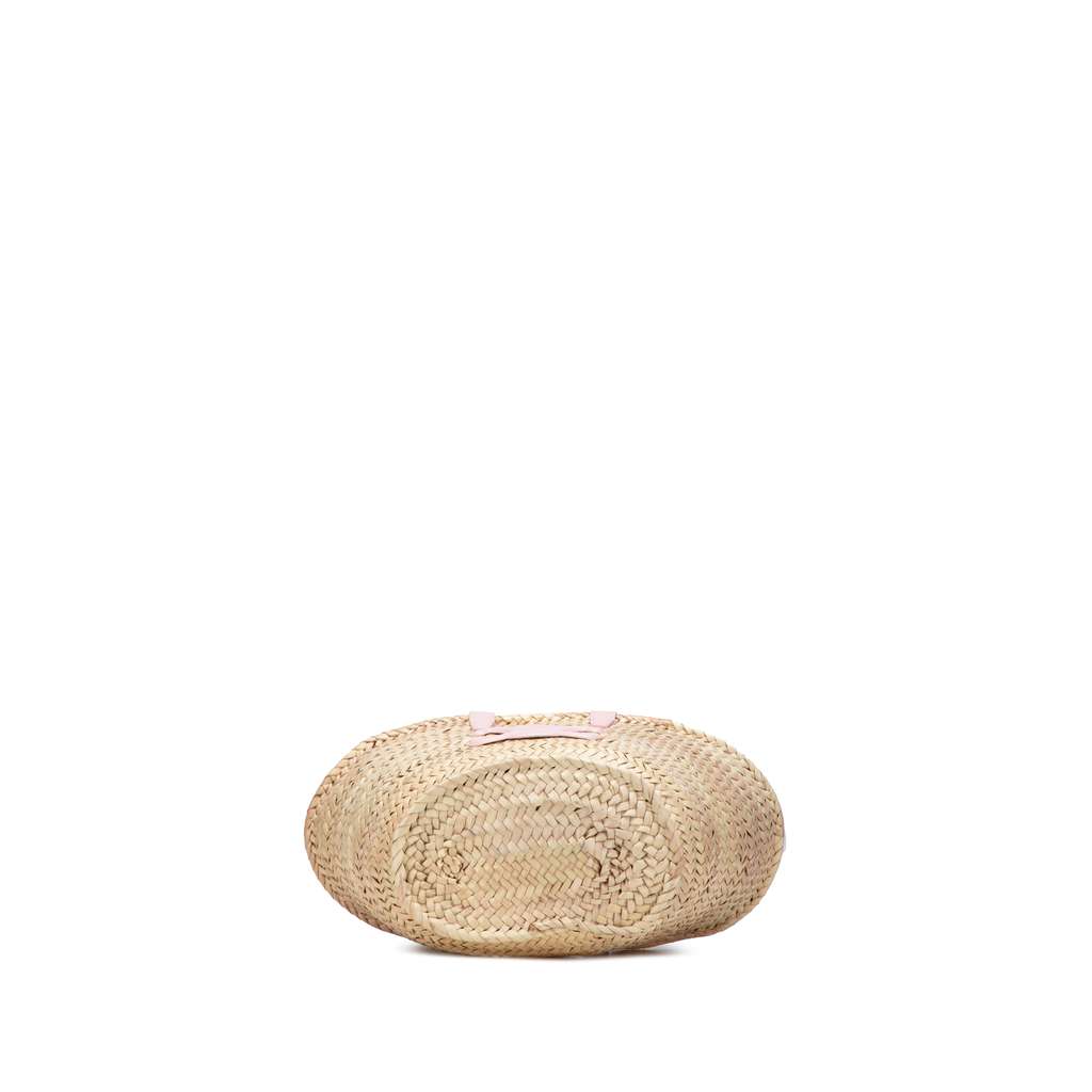 Celine Teen Raffia Cuir Triomphe Classic Panier Tote - Image 6