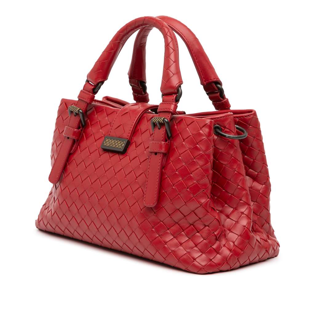 Bottega Veneta Mini Nappa Intrecciato Roma Satchel - 2