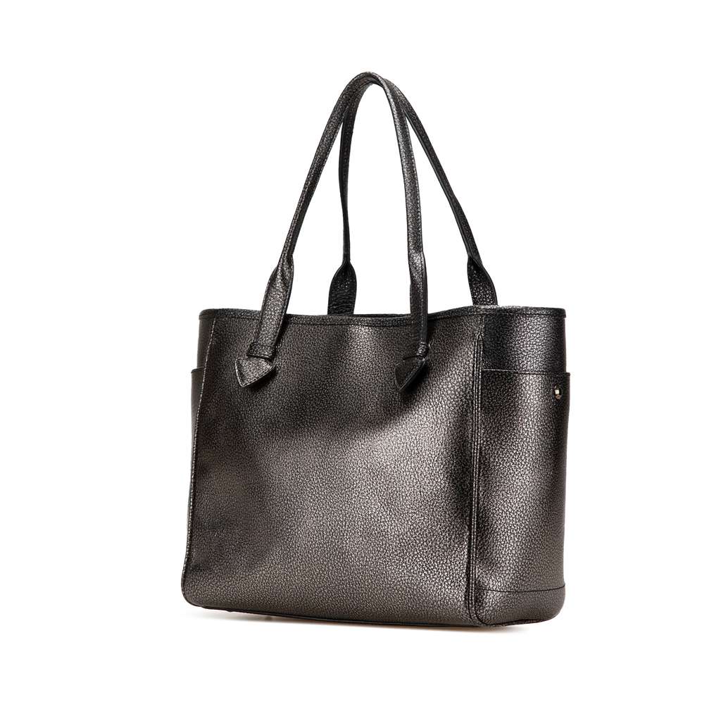 Loewe Small Metallic Calfskin Heritage Tote - 2