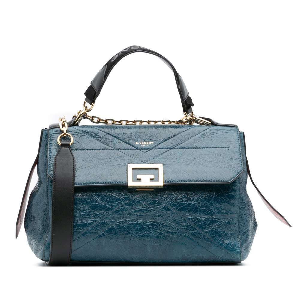 Givenchy Medium Crinkled Patent ID Satchel