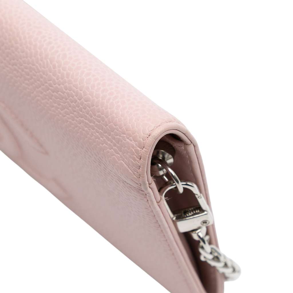 Chanel CC Caviar Wallet On Chain - Image 10