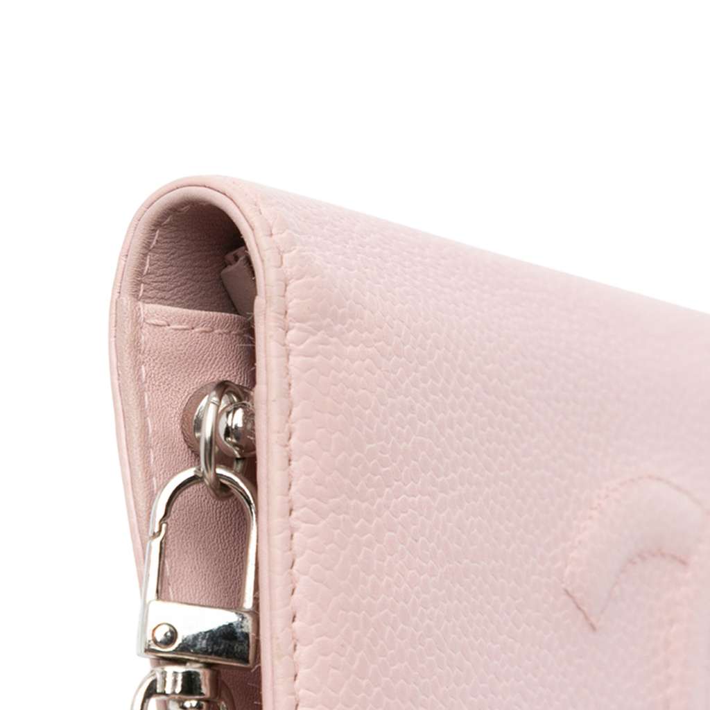 Chanel CC Caviar Wallet On Chain - Image 12