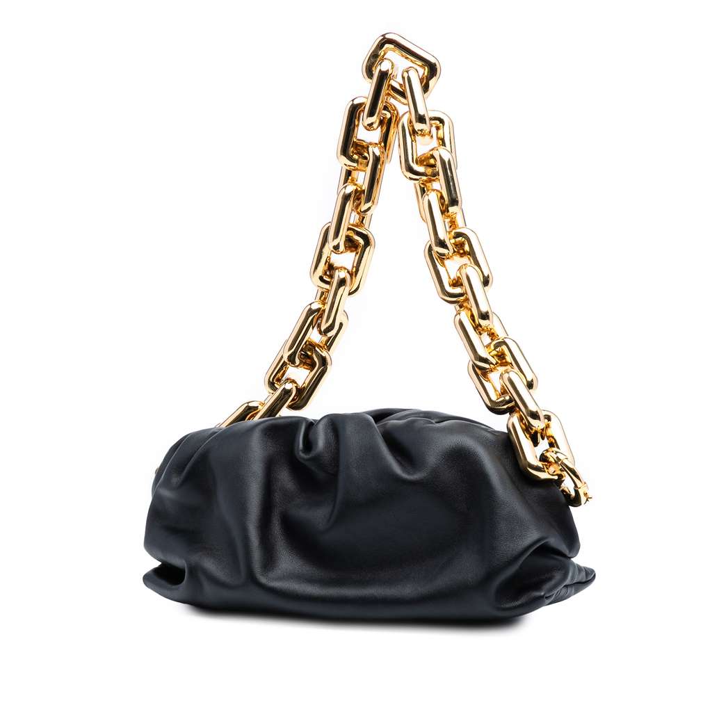 Bottega Veneta Small Lambskin Chain Pouch - Back view