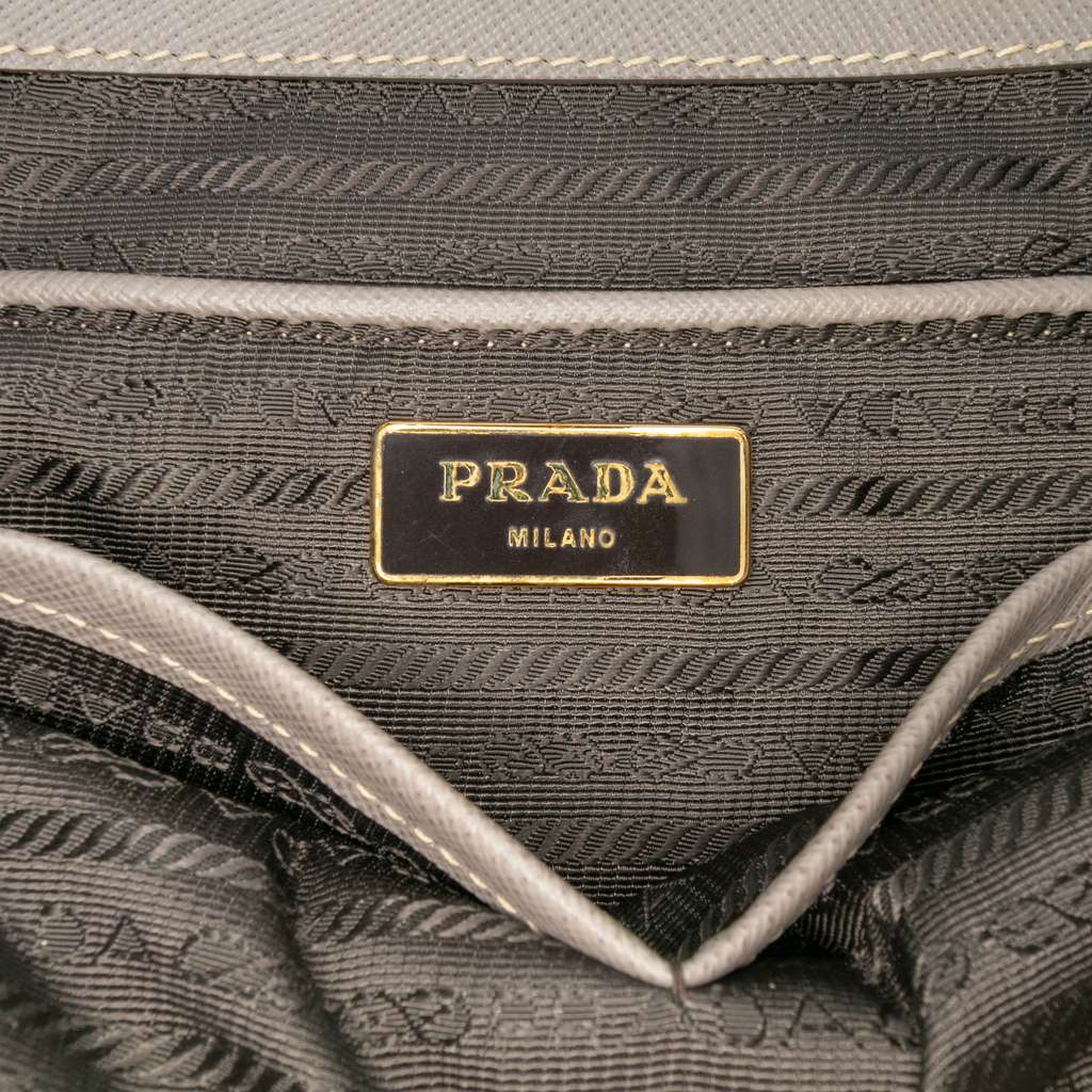 Prada Large Saffiano Lux Galleria Double Zip Satchel - 5