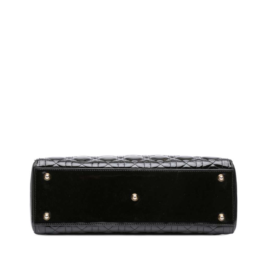 Dior Large Patent Cannage Lady Dior - Image 6