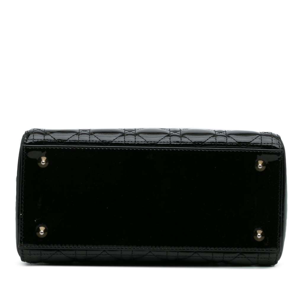 Dior Medium Patent Cannage Lady Dior - Image 6