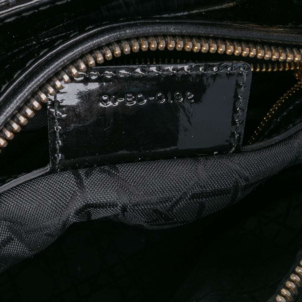 Dior Medium Patent Cannage Lady Dior - Detail 1