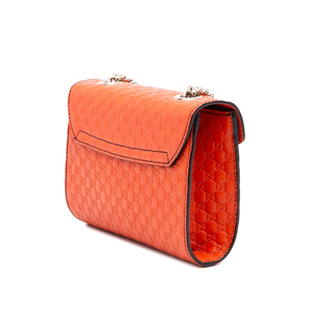 Gucci Mini Microguccissima Emily Crossbody - Back view