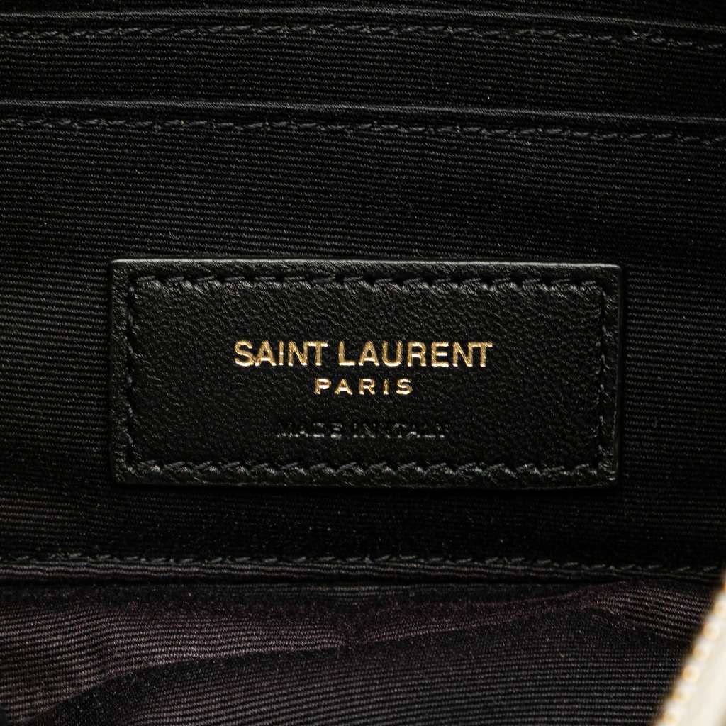 Saint Laurent Mini Quilted Lambskin Becky Double Zip Crossbody - 5