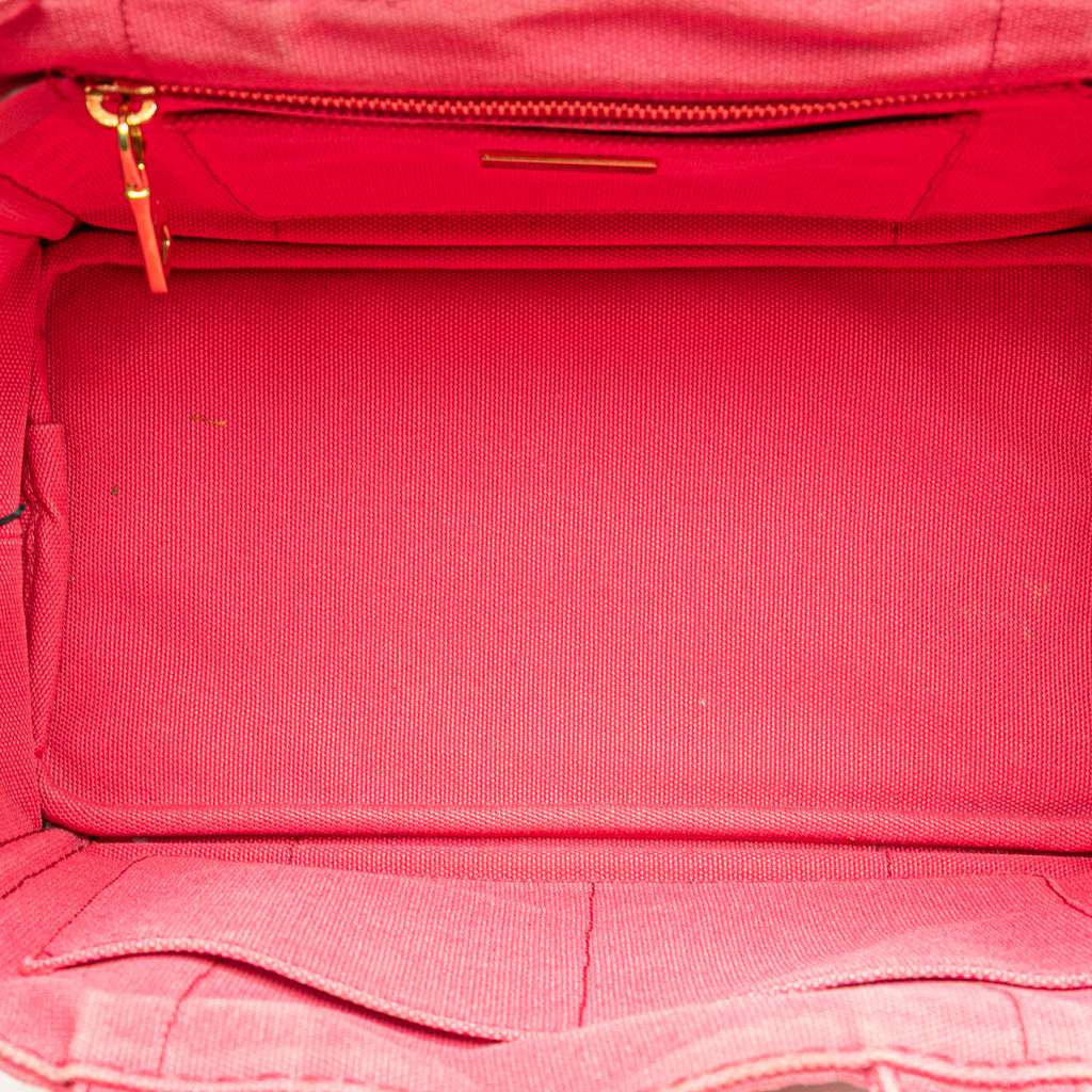 Prada Small Canvas Canapa Logo Satchel - 4