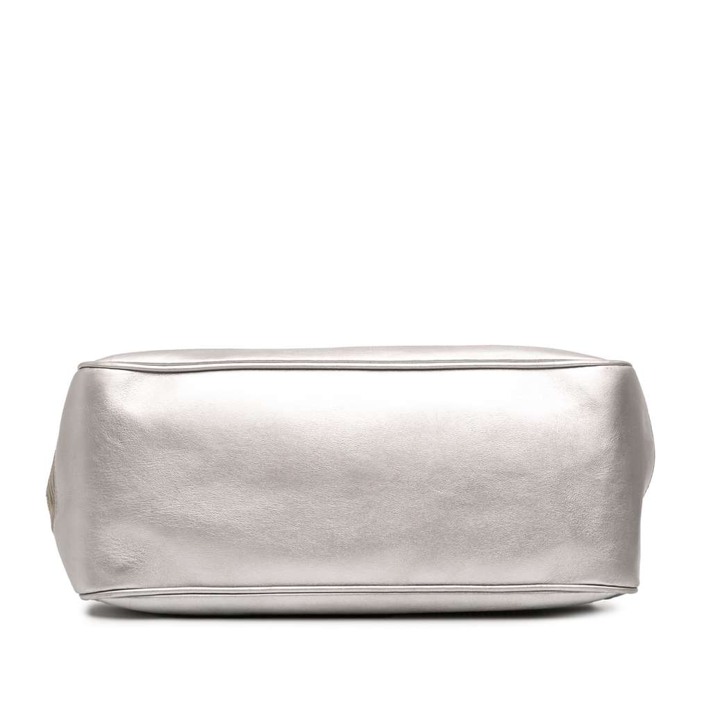 Burberry Haymarket Check Coated Canvas Ravensdon Handbag - Image 6