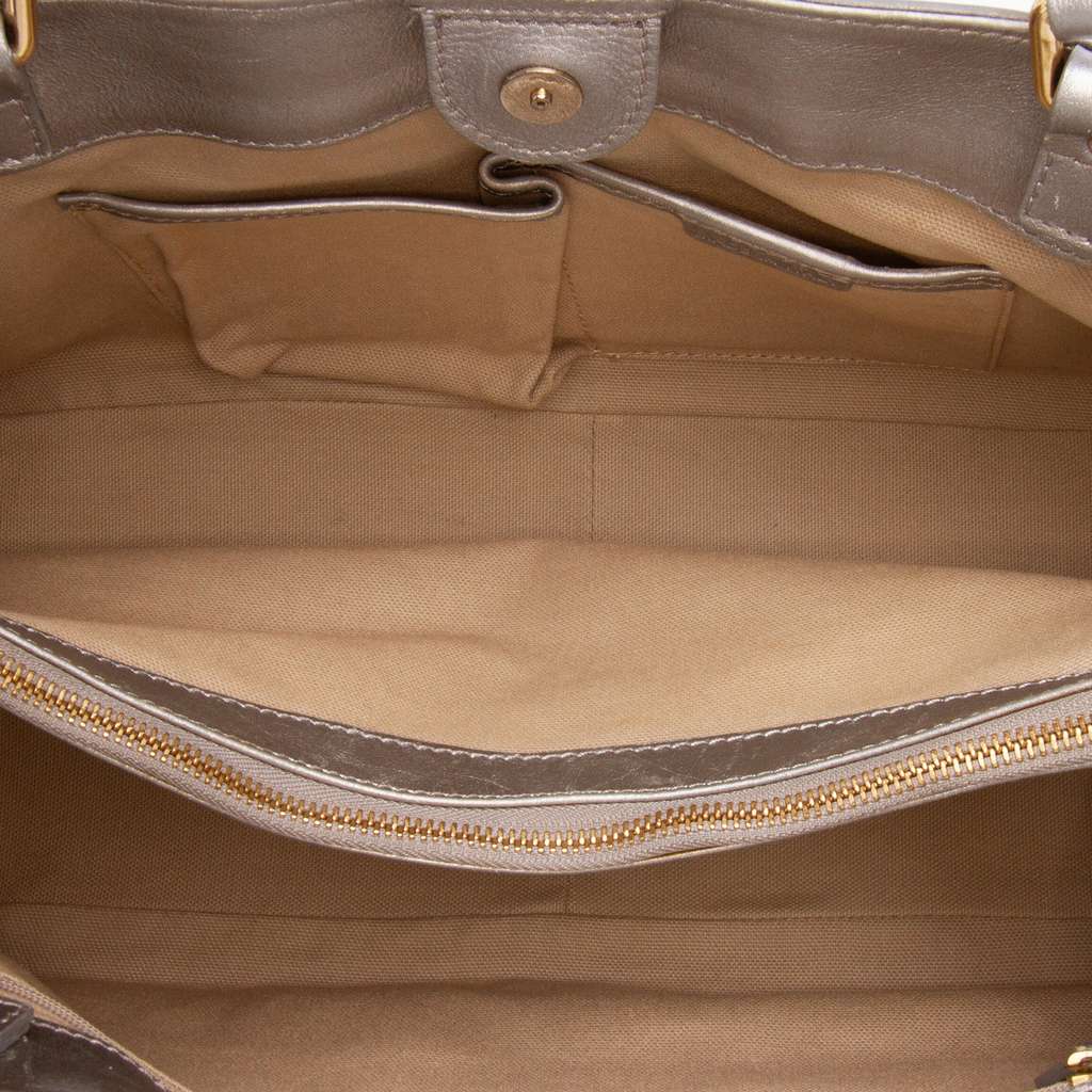 Burberry Haymarket Check Coated Canvas Ravensdon Handbag - 4
