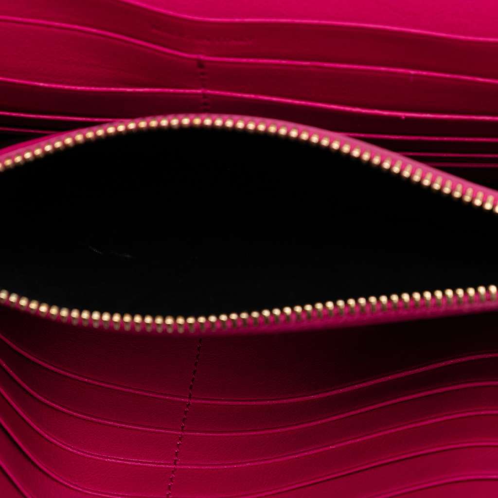 Saint Laurent Leather Chyc Ligne Wallet on Chain - 4