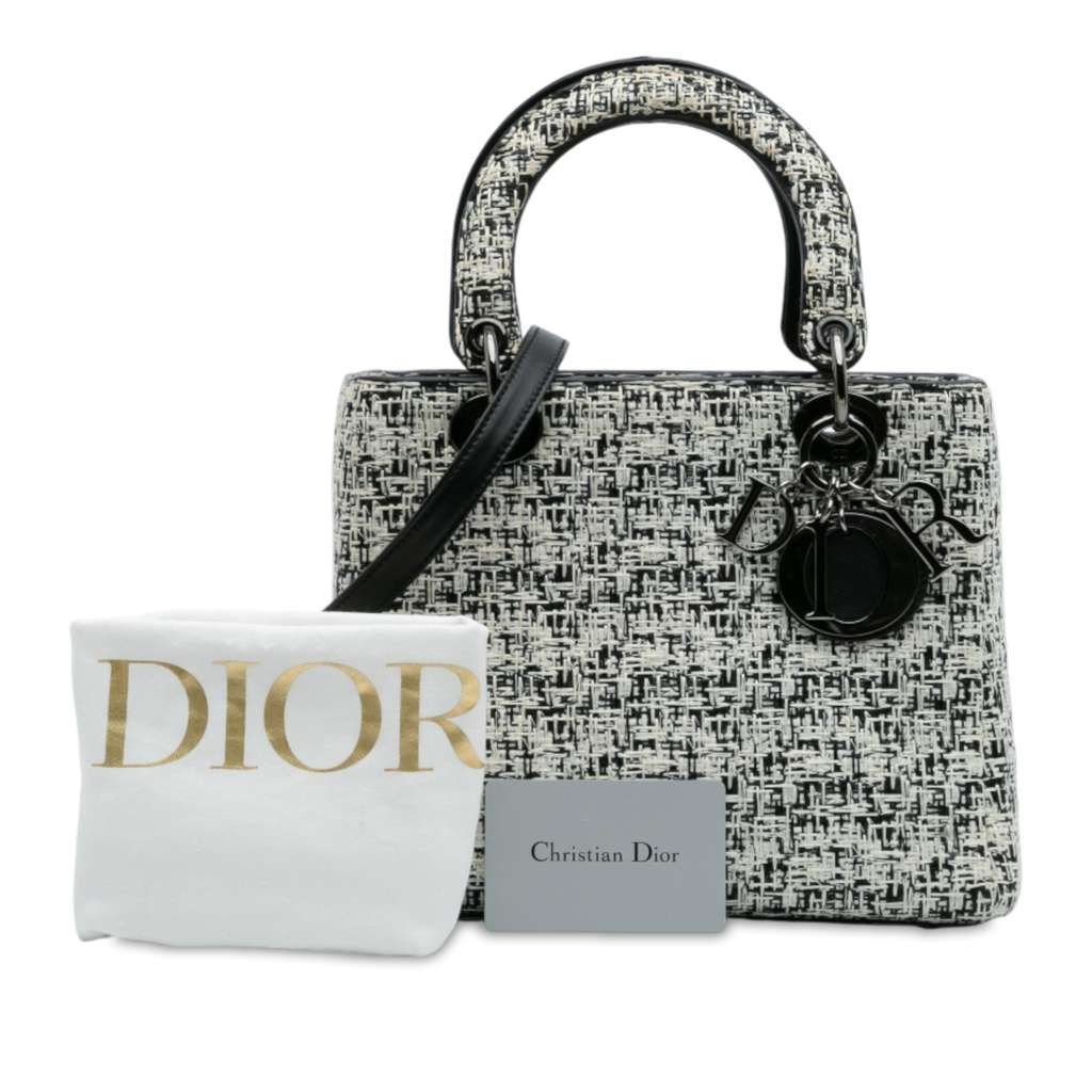 Dior Medium Tweed Lady Dior - Image 12