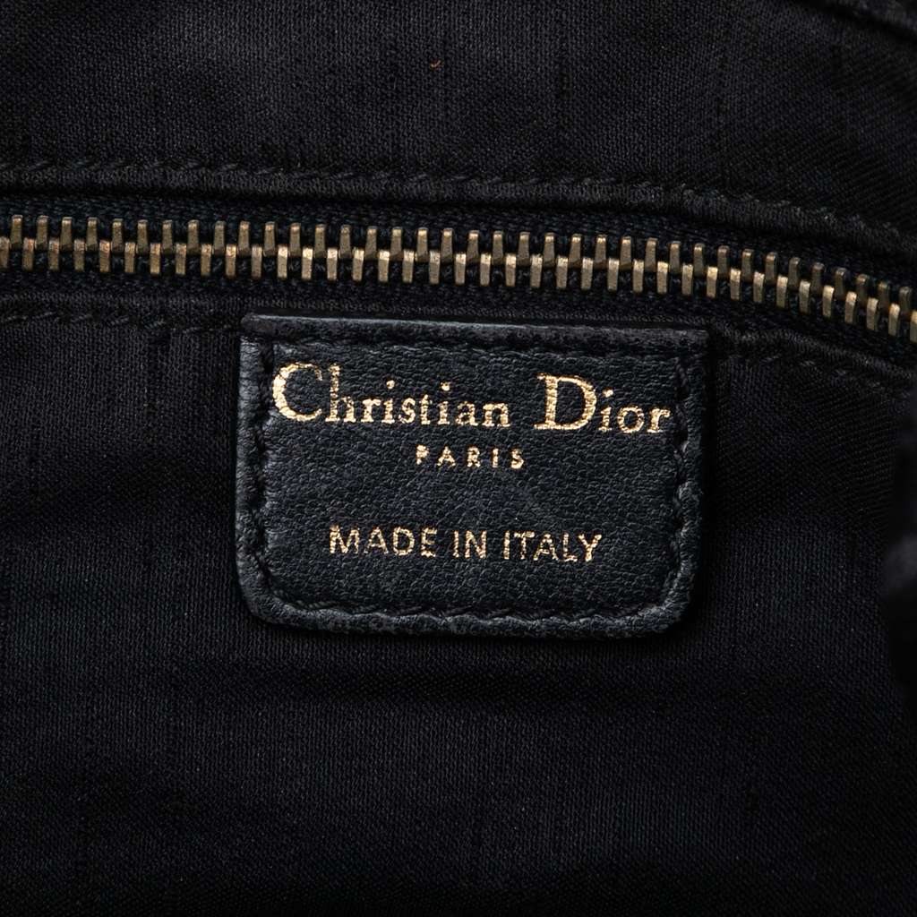 Dior Canvas Cannage Lady Dior Soft Shopping Tote - 5