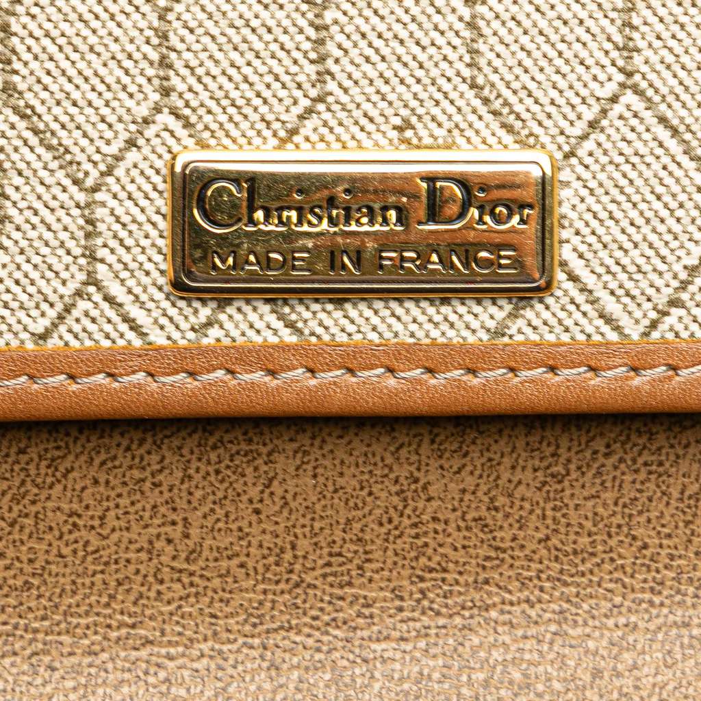 Dior Honeycomb Coated Canvas Chain Crossbody - Side view