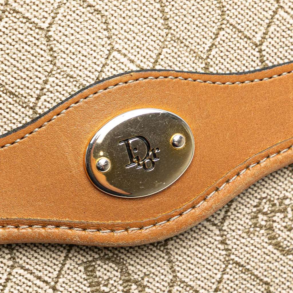 Dior Honeycomb Coated Canvas Chain Crossbody - Detail 1