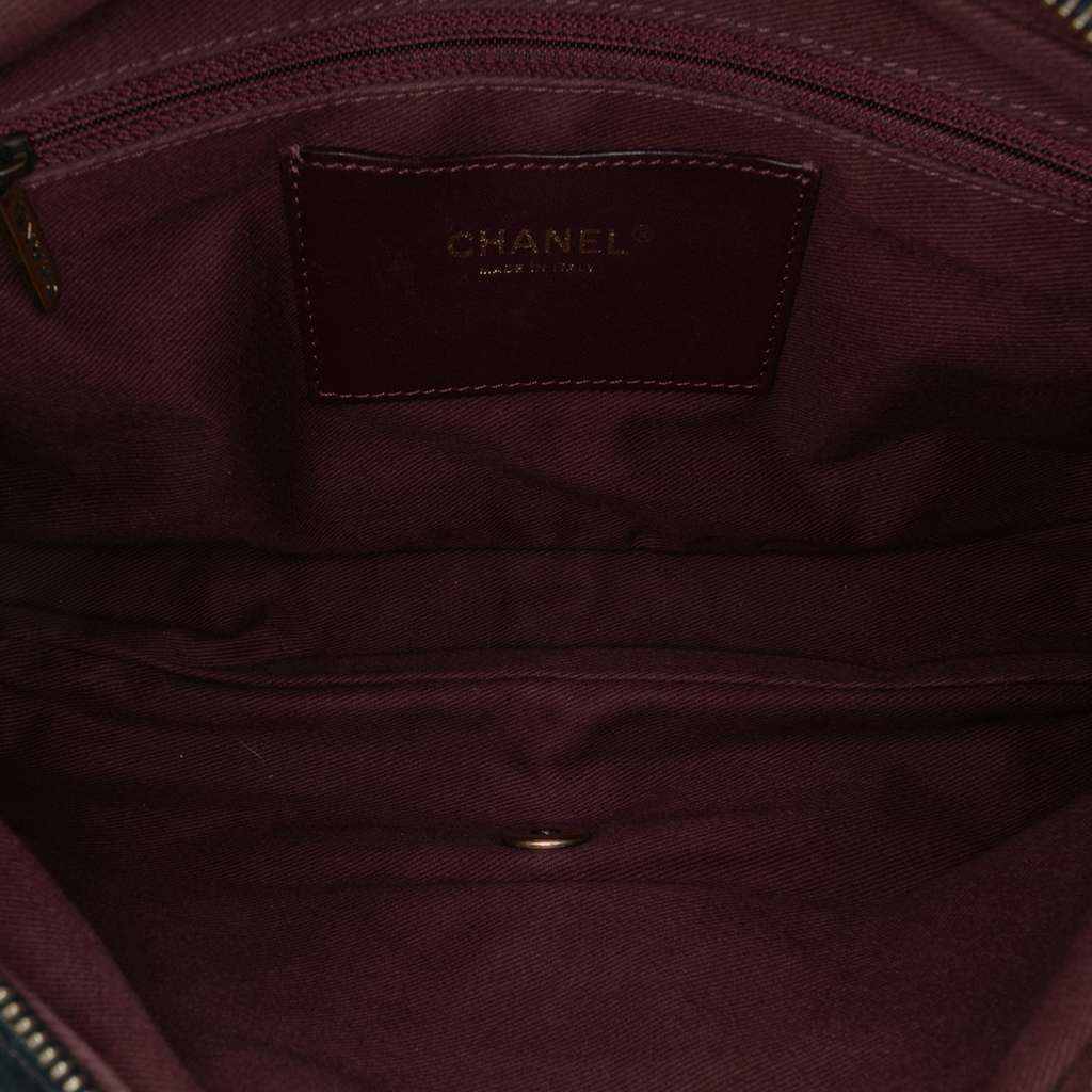 Chanel Large Quilted Iridescent Calfskin Shiva Flap - 4