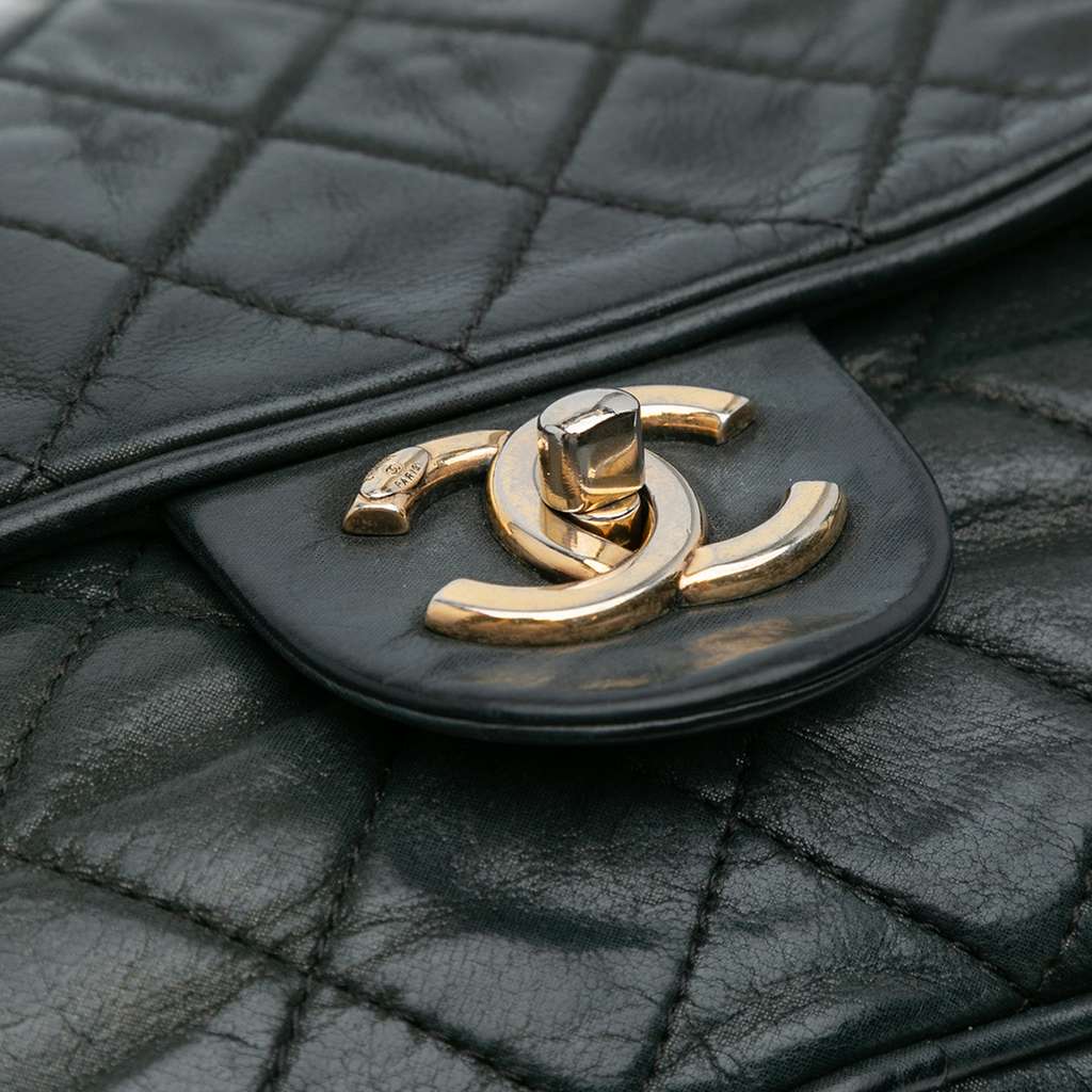 Chanel Large Quilted Iridescent Calfskin Shiva Flap - Image 10
