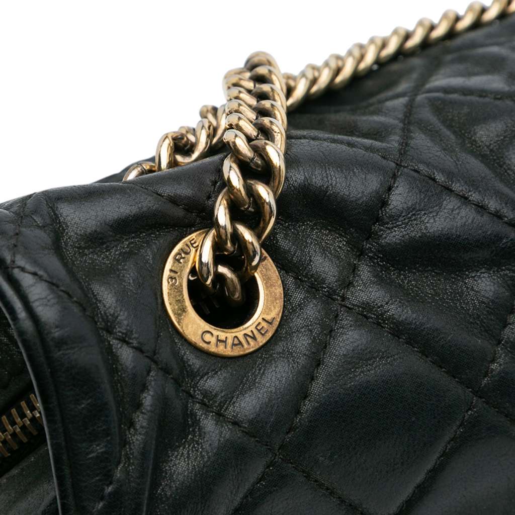 Chanel Large Quilted Iridescent Calfskin Shiva Flap - Image 12