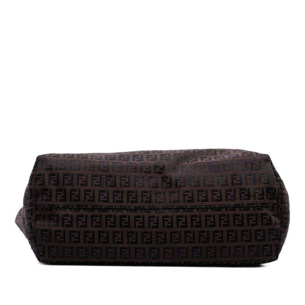 Fendi Medium Zucchino Canvas Roll Tote - Image 6