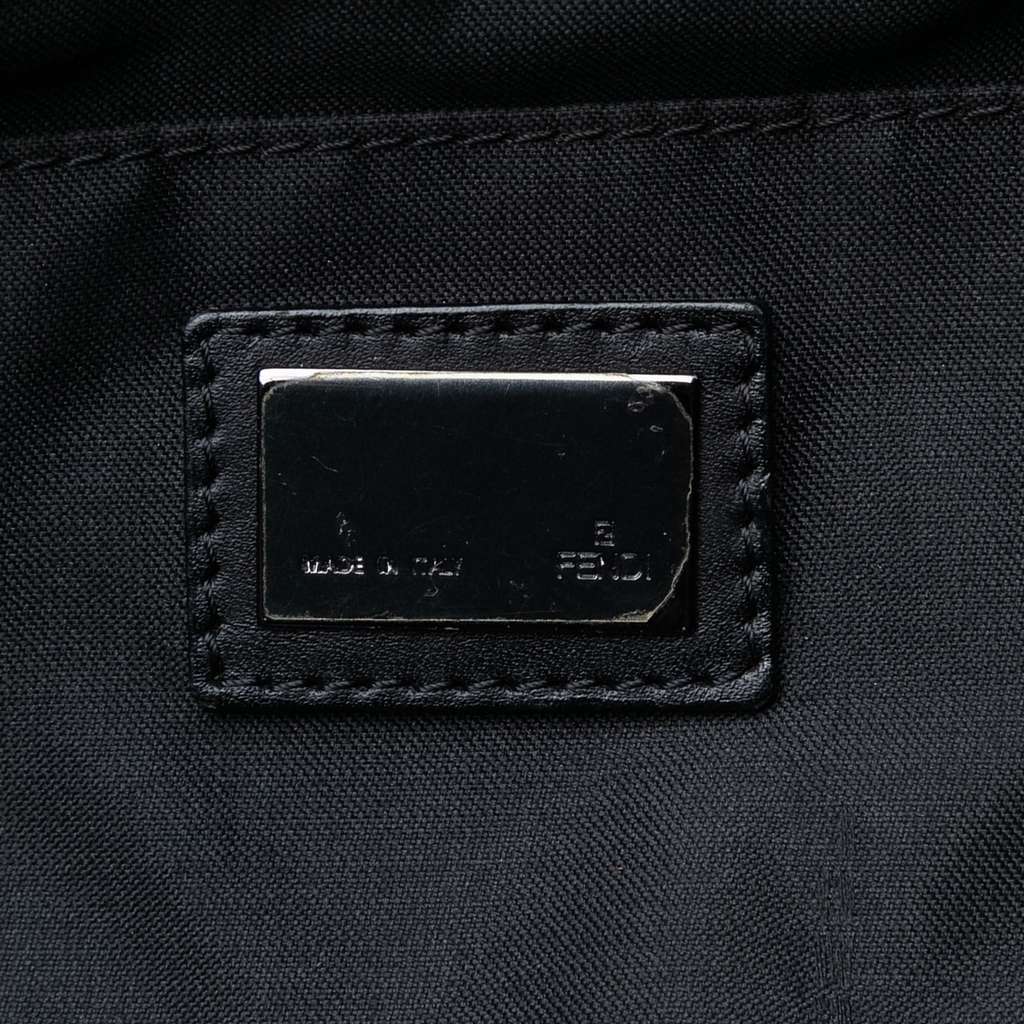 Fendi Medium Zucchino Canvas Roll Tote - Side view