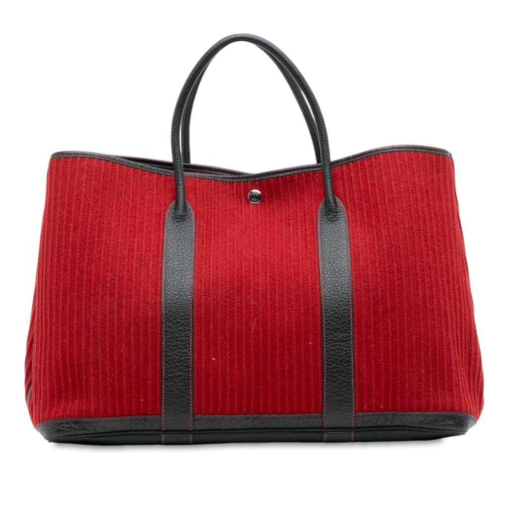 Hermès Ribbed Wool and Negonda Garden Party Voyage 49