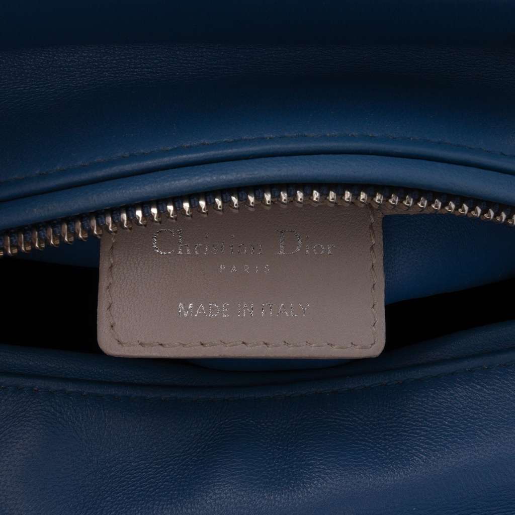 Dior Medium Tricolor Lambskin Cannage Lady Dior - Side view