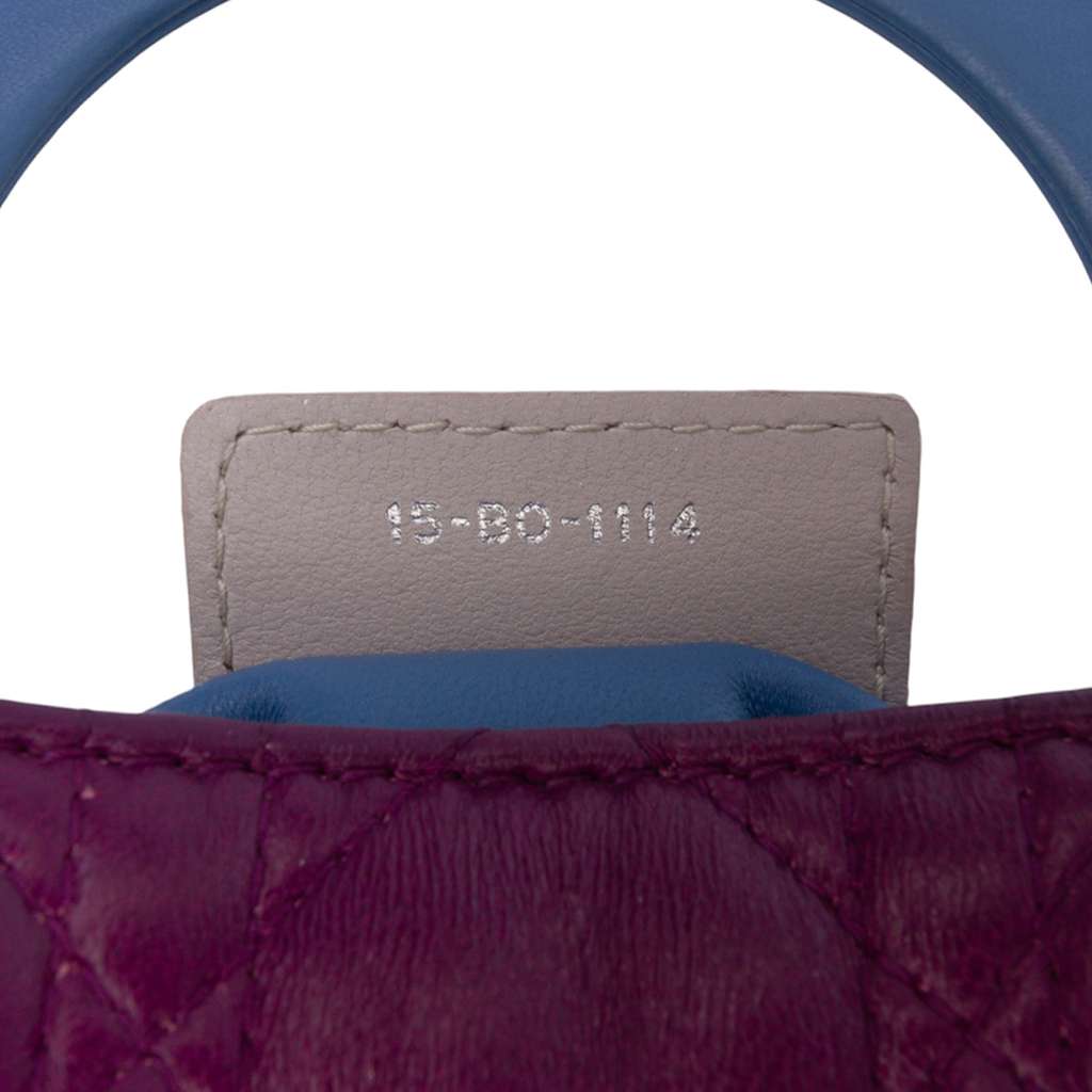 Dior Medium Tricolor Lambskin Cannage Lady Dior - Detail 1