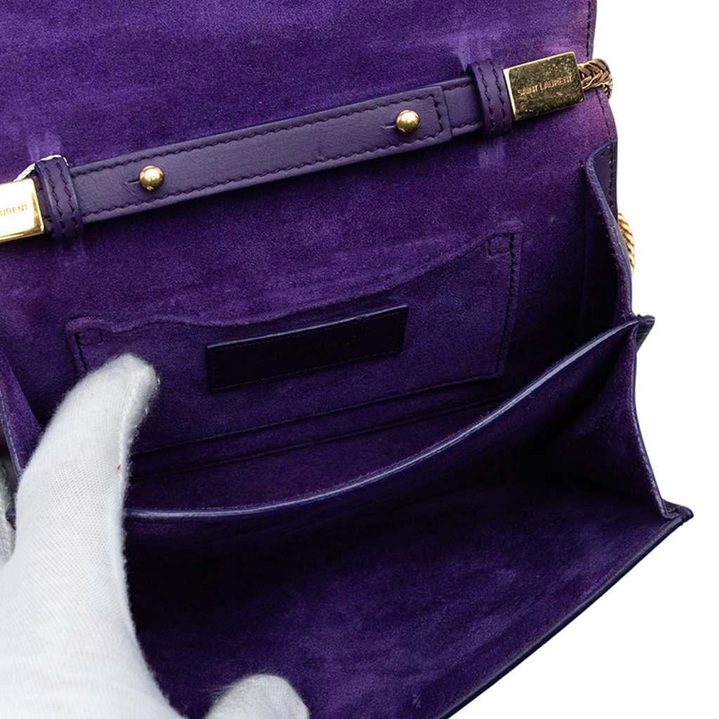 Saint Laurent Mini Leather Chyc Ligne Crossbody - 4