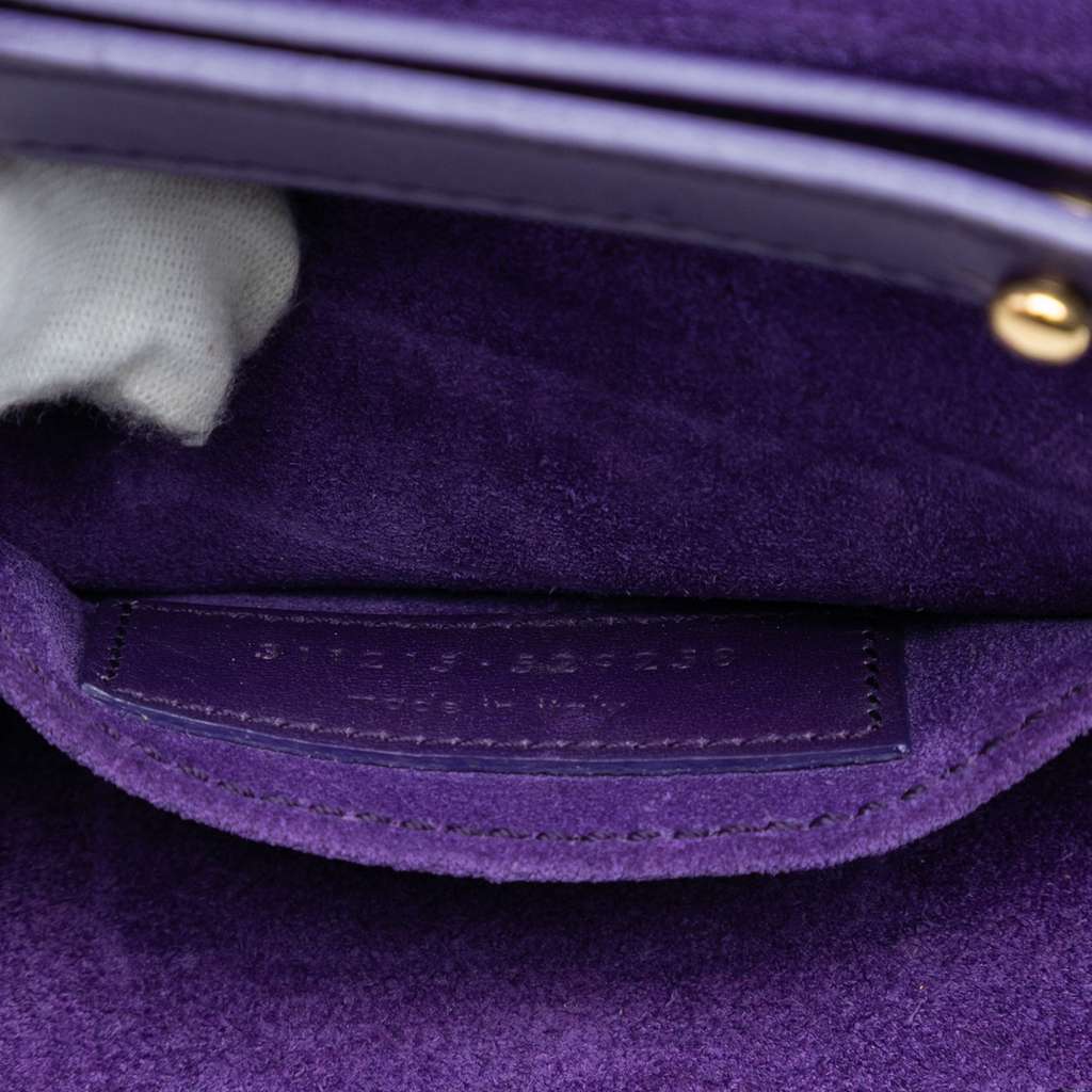 Saint Laurent Mini Leather Chyc Ligne Crossbody - Side view