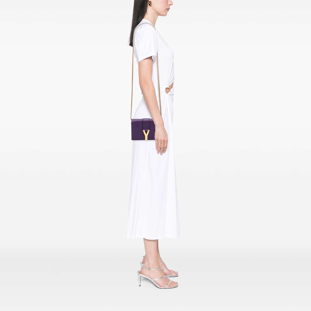 Saint Laurent Mini Leather Chyc Ligne Crossbody - Detail 2