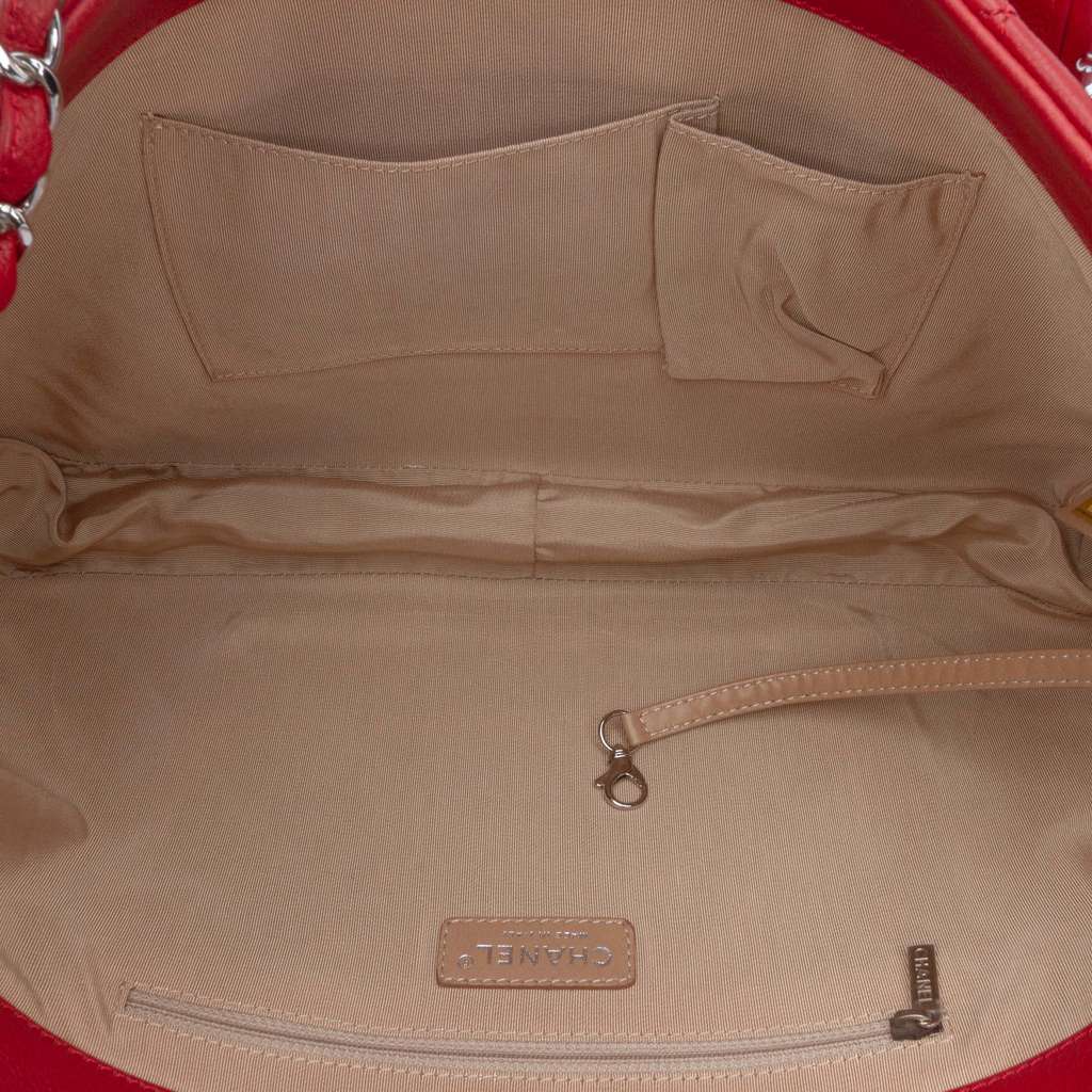 Chanel Quilted Caviar Expandable Zip Tote - 4