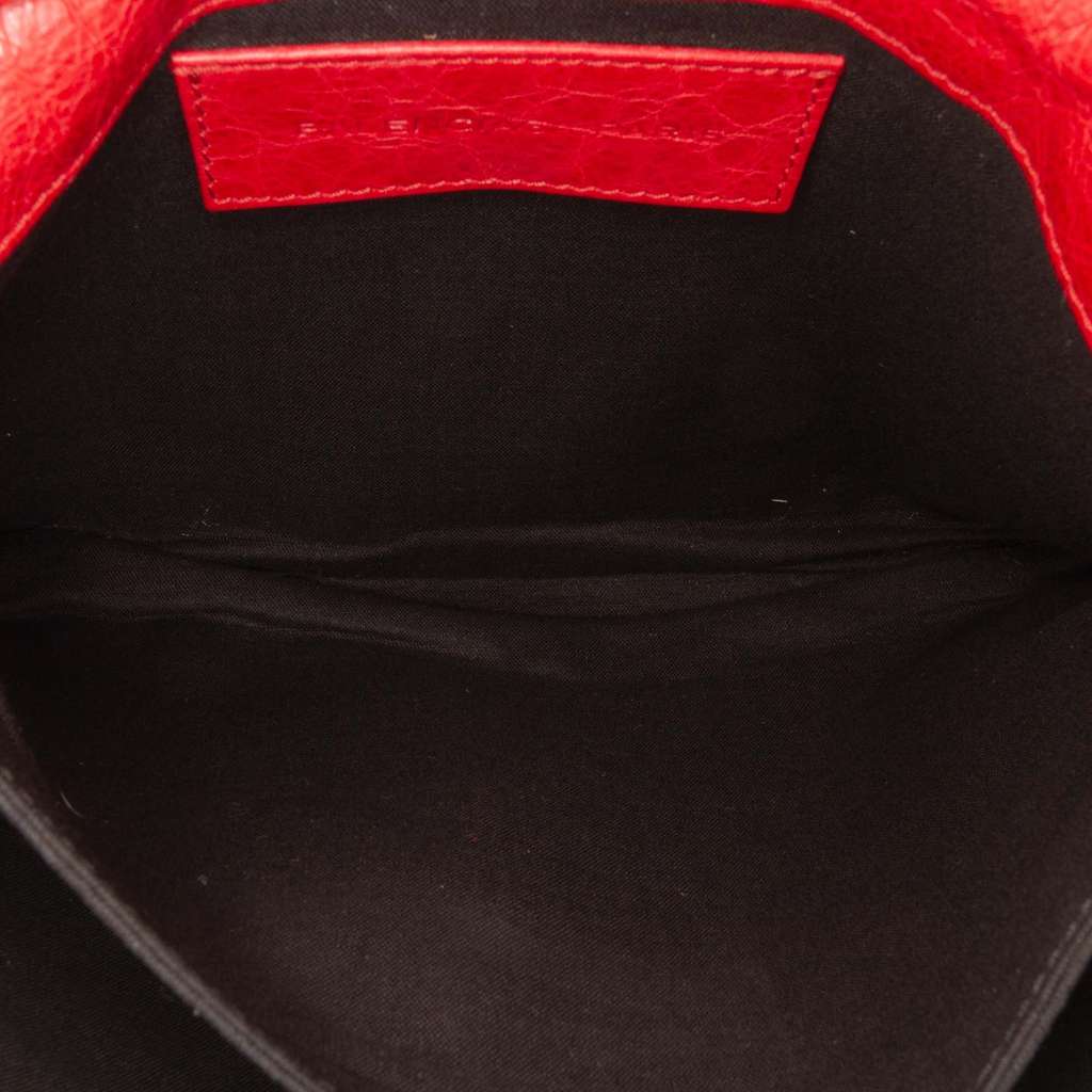 Balenciaga Lambskin Motocross Classic Envelope Clutch - Side view