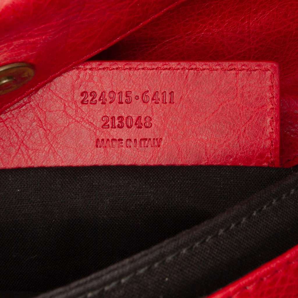 Balenciaga Lambskin Motocross Classic Envelope Clutch - Detail 2