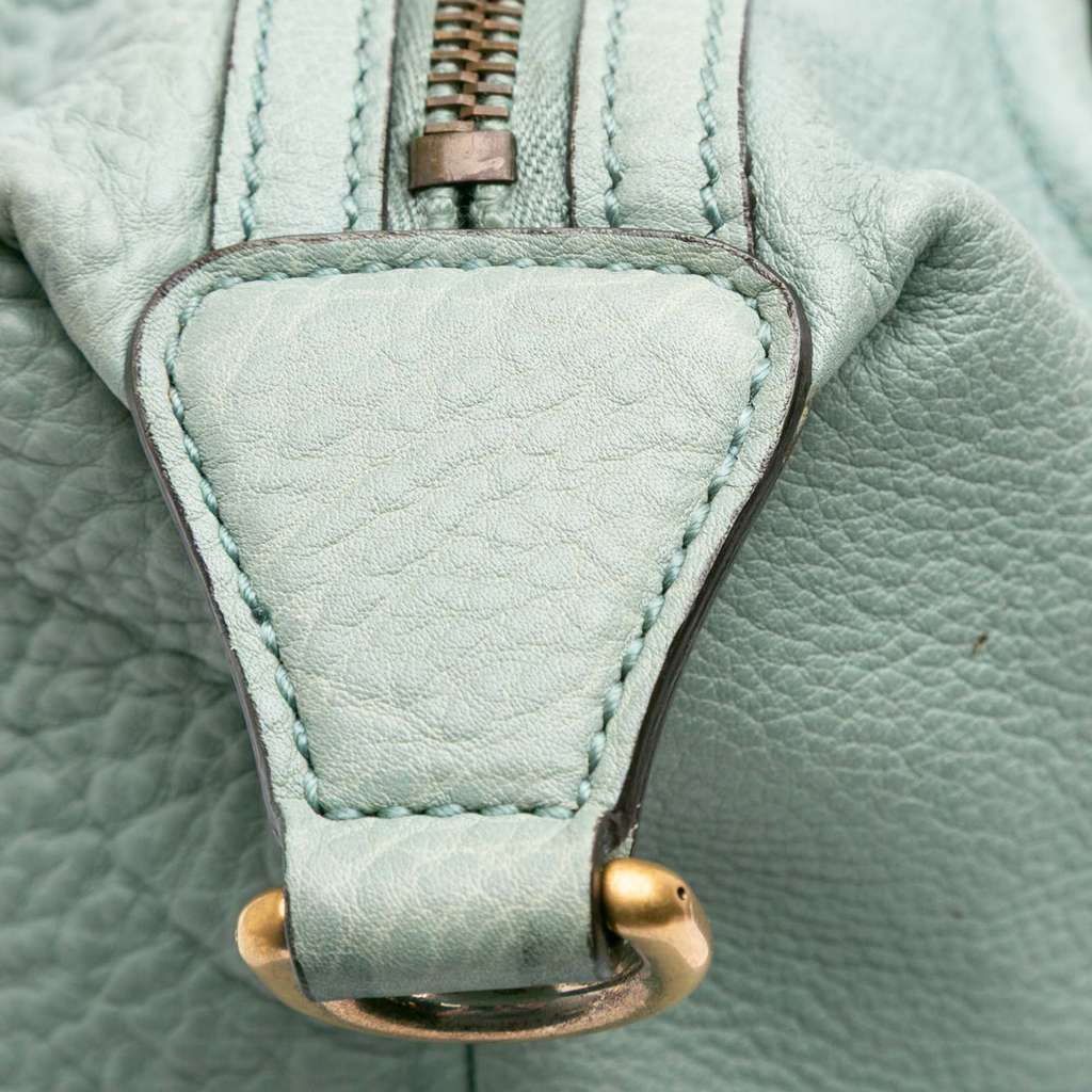 Gucci Leather Twill Satchel - Image 13
