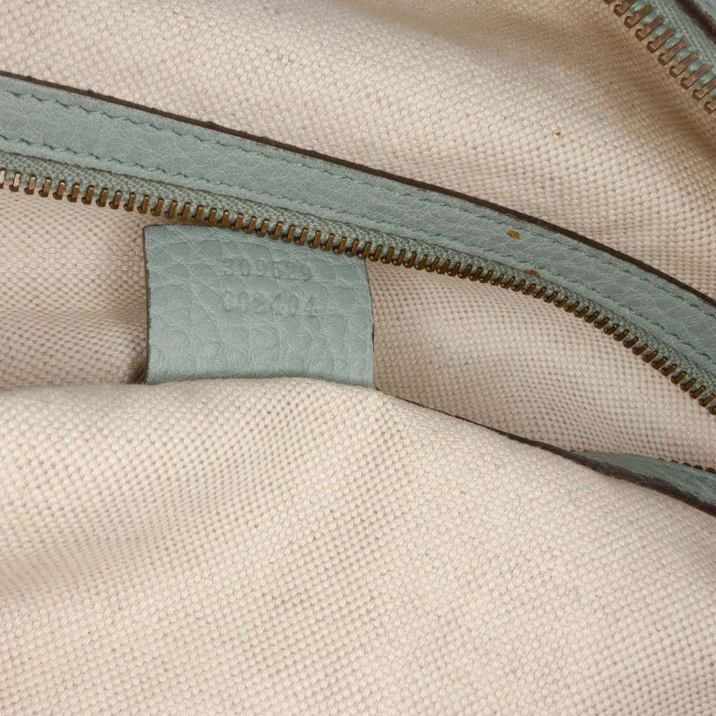 Gucci Leather Twill Satchel - Detail 1