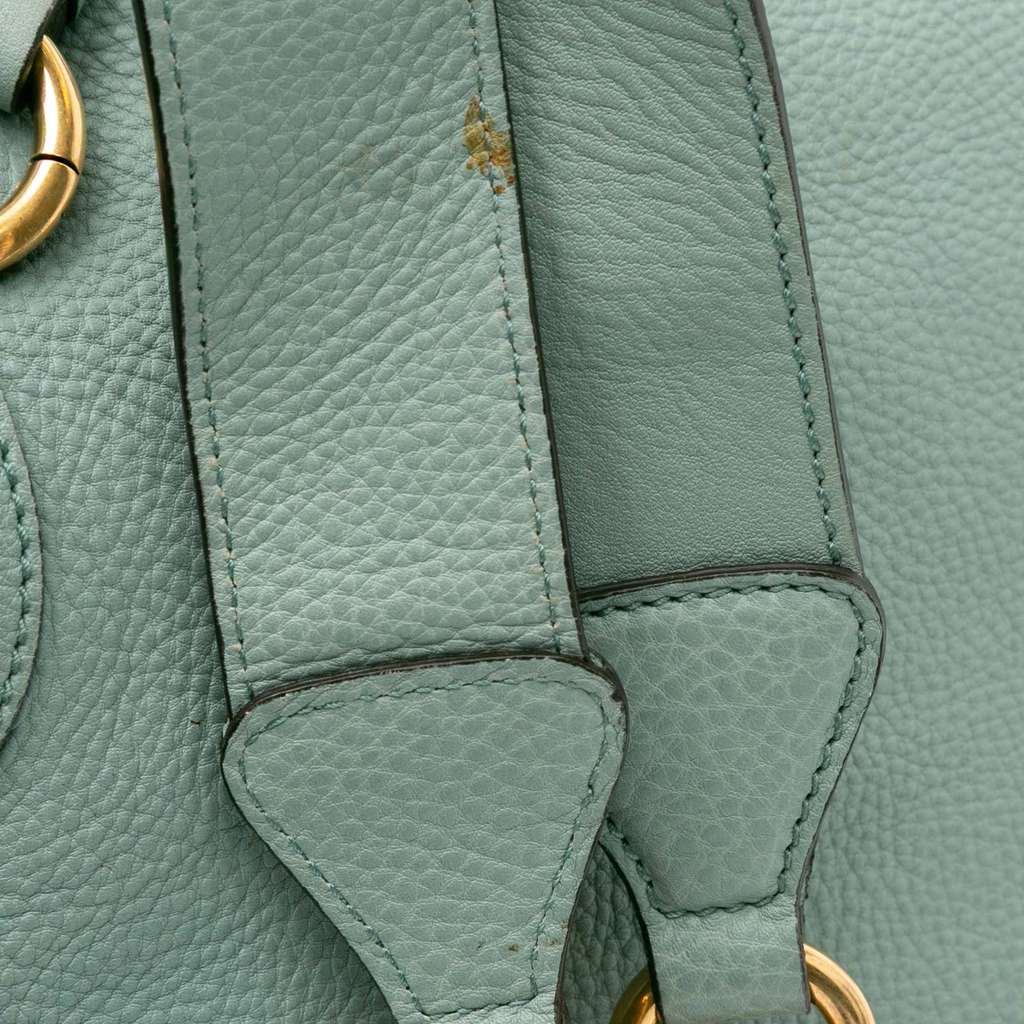 Gucci Leather Twill Satchel - Detail 2