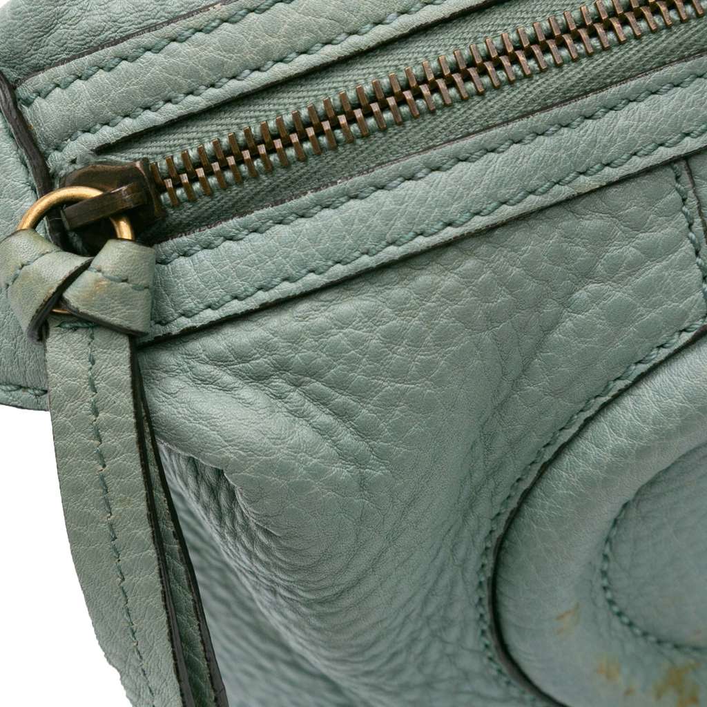 Gucci Leather Twill Satchel - Image 12